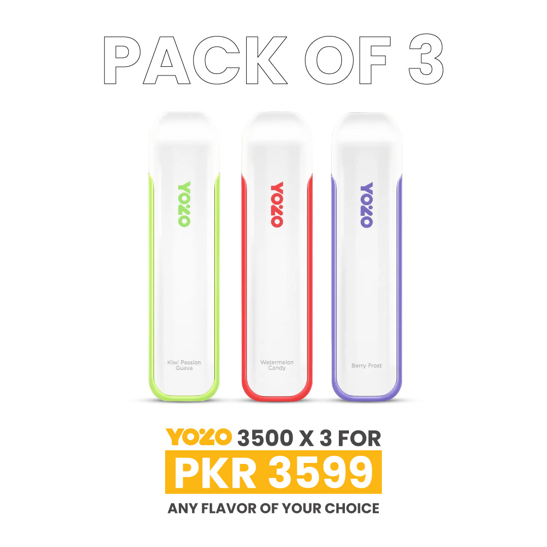 YOZO 3500 - 30 mg Pack Offer (3 devices) for 3599